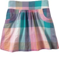 Girls Scoop-Pocket Skirt and Short Sets