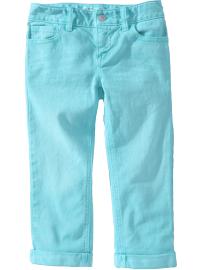 Girls Cuffed Denim Capris