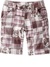 Girls Patchwork Bermudas