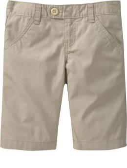 Girls Twill Bermudas