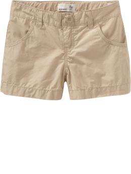 Girls Poplin Shorts