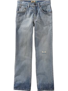 Boys Distressed Skater Jeans