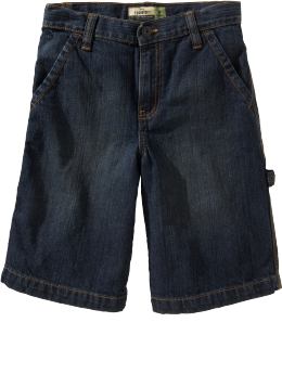 Boys Loose Denim Painter Shorts
