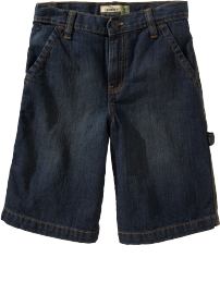 Boys Loose Denim Painter Shorts
