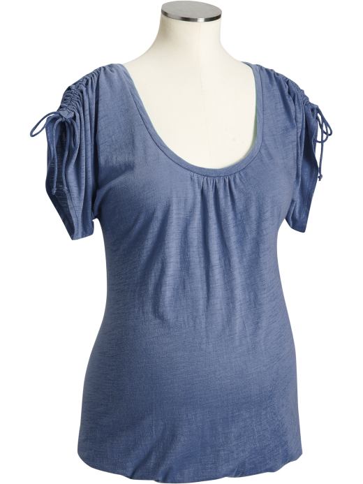 Old Navy Maternity Shirred Tie-Shoulder Tops