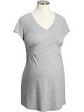 Maternity Jersey V-Neck Tunics