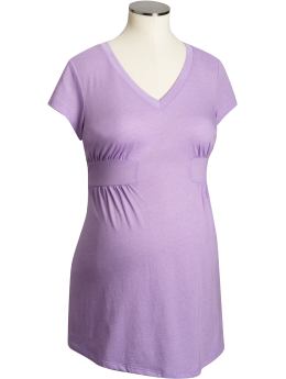 Maternity Jersey V-Neck Tunics