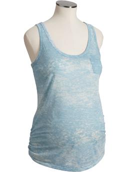 Maternity Marble Burnout Tanks