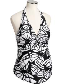 Maternity Twisted Tankini Tops