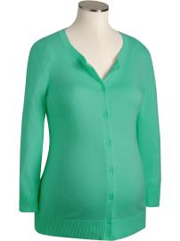 Maternity Lightweight Button-Front Cardigans