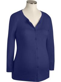 Maternity Lightweight Button-Front Cardigans