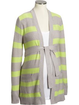 Maternity Belted Boyfriend Cardigans