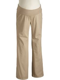 Maternity Roll-Panel Perfect Khakis
