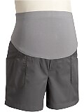 Maternity Full-Panel Twill Shorts (5 1/2