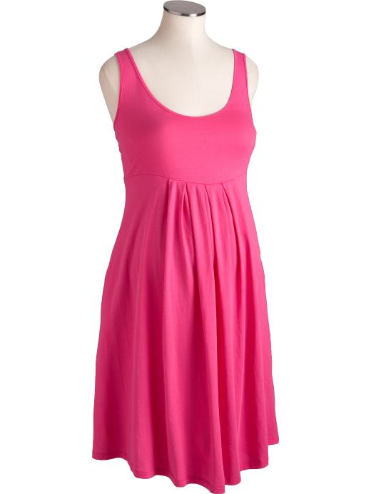 Old Navy Maternity Pleated Tank Dresses