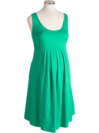 Maternity Pleated Tank Dresses