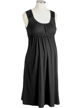 Maternity Ruched Tank Dresses