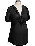Maternity Knotted-Front Jersey Tops
