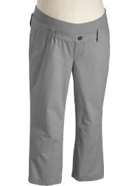 Maternity Low-Rise Perfect Khaki Capris