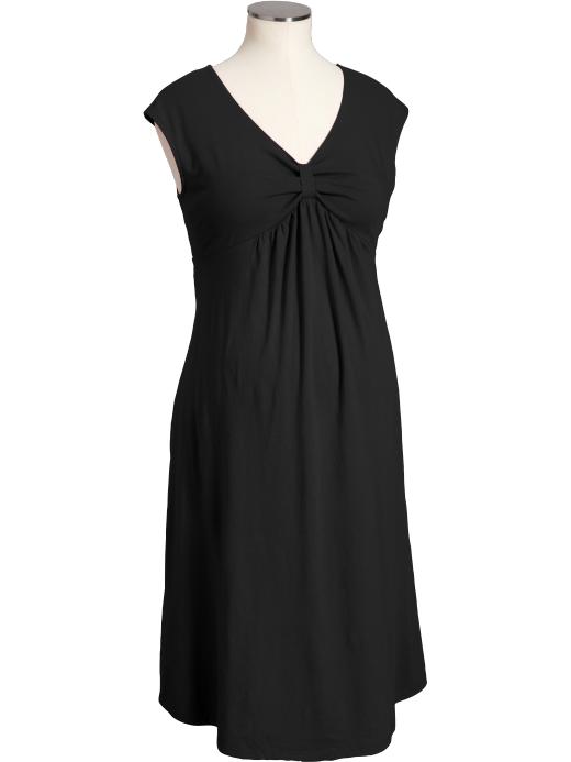 Old Navy Maternity Gathered Jersey V-Neck Dresses