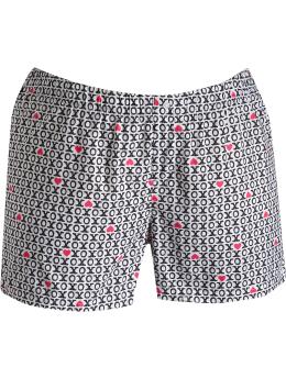 Women's Plus Printed Boxers (3 1/2")