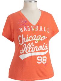Women's Plus Paint-Splatter Destination V-Neck Tees