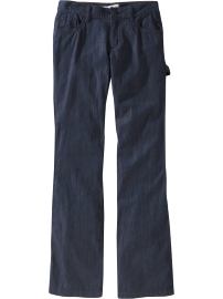 Women's Lightweight Chambray Wide-Leg Trousers