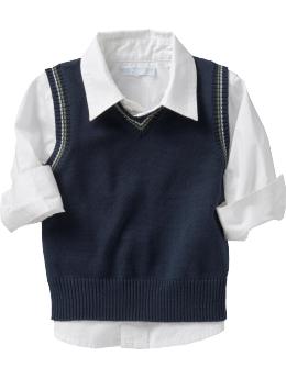 V-Neck Sweater Vests for Baby