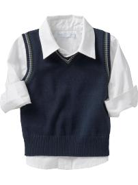 V-Neck Sweater Vests for Baby