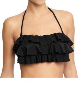 Old Navy Womens Ruffled Bandeau Swim Tops â€“ $22.50