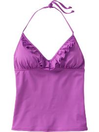 Women's Mix & Match Ruffled Tankini Tops