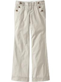 Women's Mid-Rise Cuffed Sailor Pants