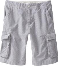 Men's Pinstriped Cargo Shorts (12")
