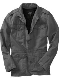 Men's Lightweight Twill Military Jackets
