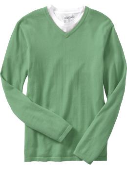 Men's Lightweight V-Neck Sweaters