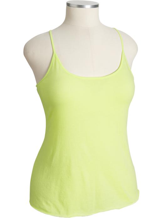 Womens Plus Jersey Lounge Camis