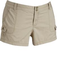 Women's Plus Canvas Cargo Shorts (4")