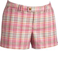Women's Plus Plaid Shorts (5")