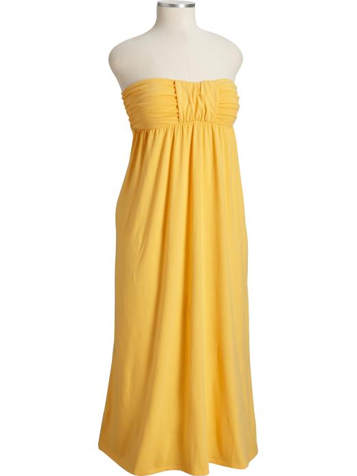 Plus Size Clothing, Plus Size Womens Clothing Old Navy Womens Plus Strapless Drape-Front Maxi-Dresses plus size dresses
