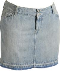 Women's Plus Embellished Denim Minis