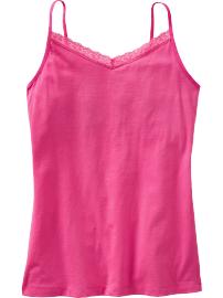 Women's Lace-Trim Shelf-Bra Camis