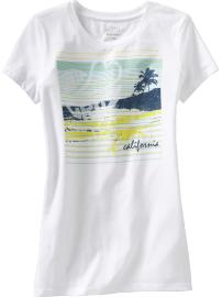 Women's Surf-Graphic Jersey Tees