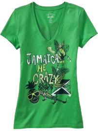 Women's Vacation-Humor V-Neck Tees