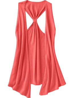 Women's Draped-Front Vests