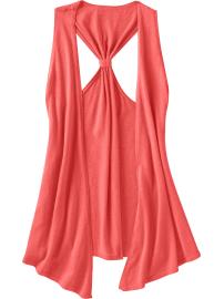 Women's Draped-Front Vests