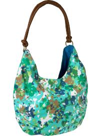 Women's Printed Canvas Hobos