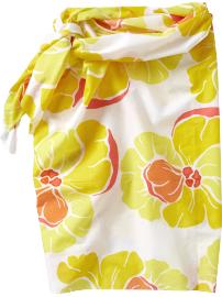 Women's Floral-Print Sarongs