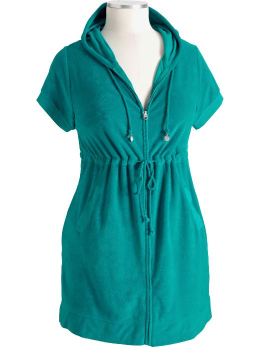 Womens Plus Loop Terry Cover-Ups