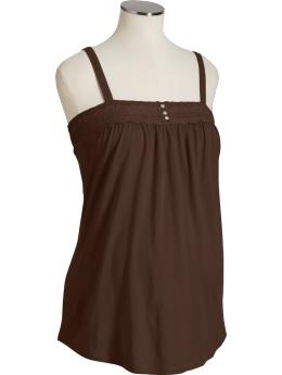 Maternity Lace-Trim Tanks