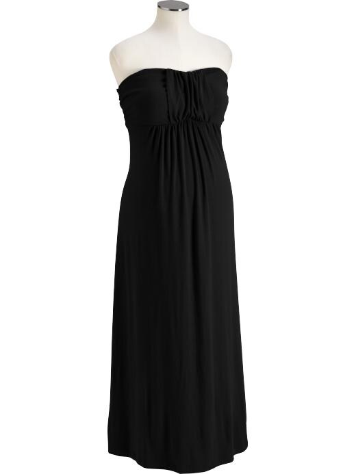 Old Navy Maternity Drape-Front Jersey Maxi Dresses